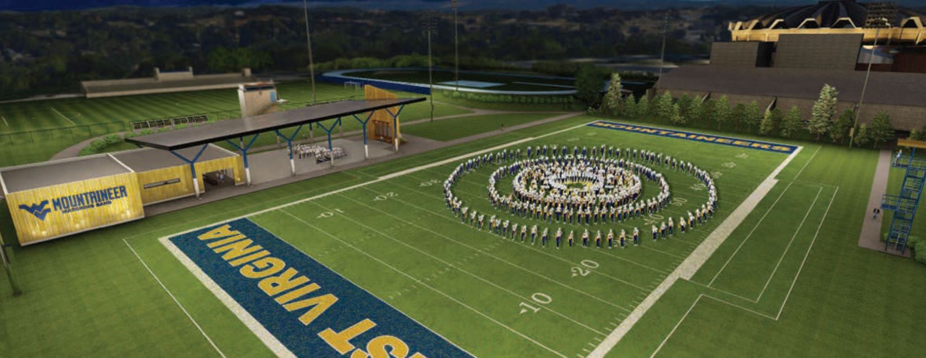 rendering of facility field
