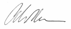 Alison Peck signature