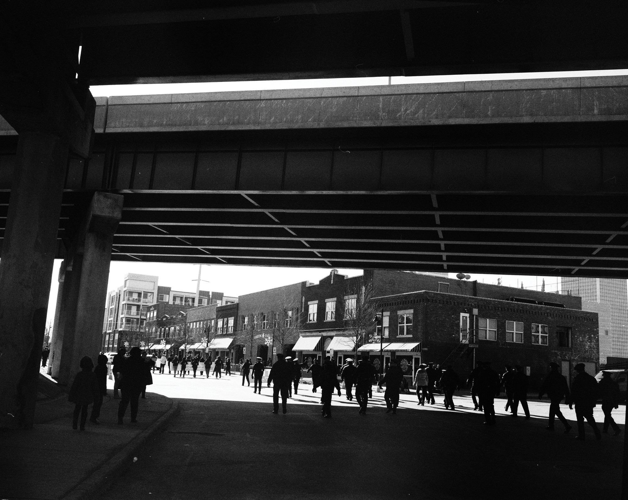 march under bridge