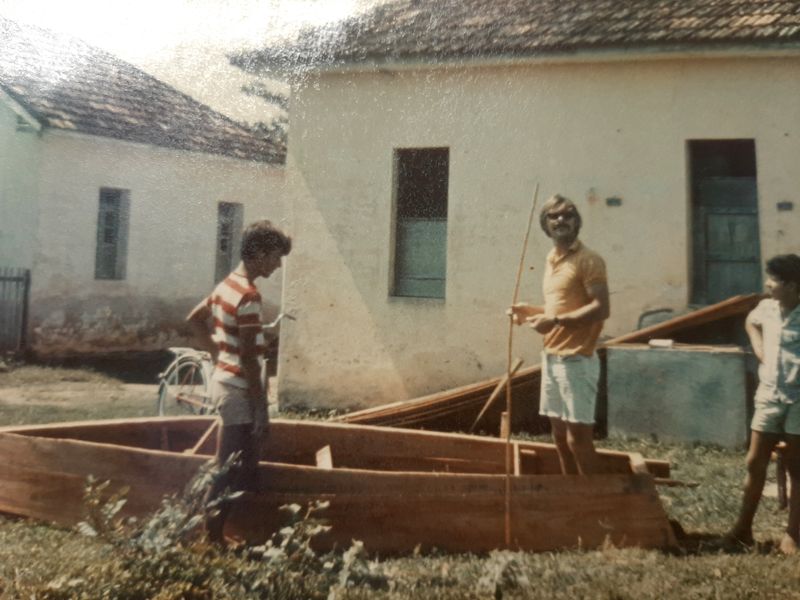 Brian Wyllie built boats in Brazil in the Peace Corps.