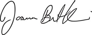 Joanna Burt-Kinderman signature