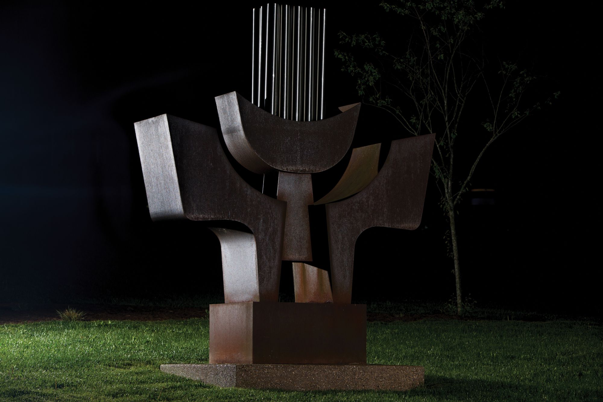 "Steel Sonata" sculpture